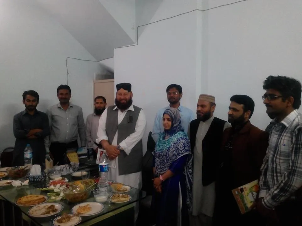 Gathering at the clinic